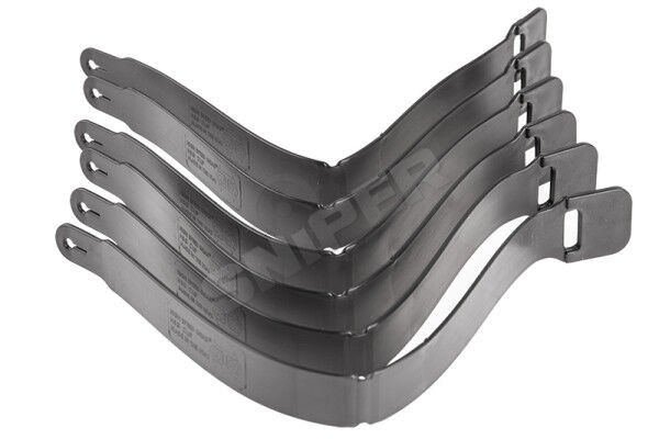 Malice Long Clip Set, 6 Stück, Black - Bild 1