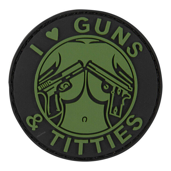 Guns &amp; Titties OD Patch - Bild 1