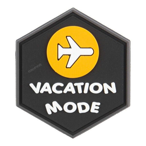 Hexagon 3D PVC Patch Airplane Mode - Bild 1